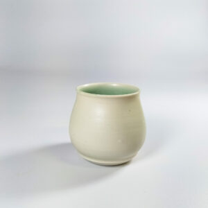Tasse à expresso Tulipe — blanche et intérieur coloré