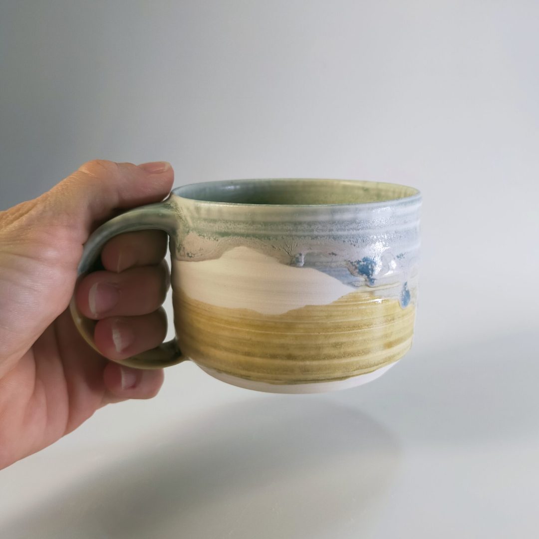 ARAZAR Alice - Mug glacier et or