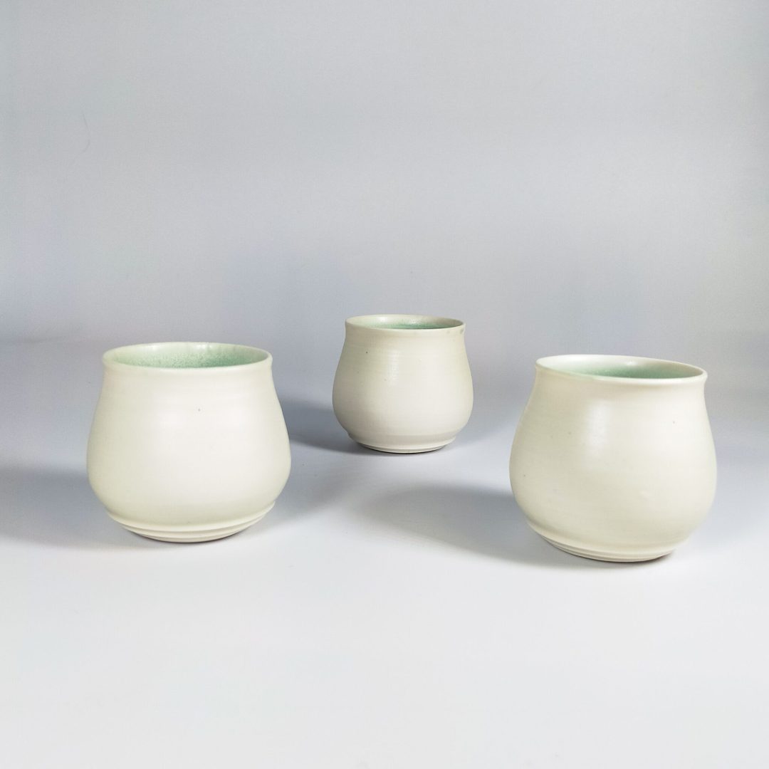 ARAZAR Alice -Tasses café tulipe jade