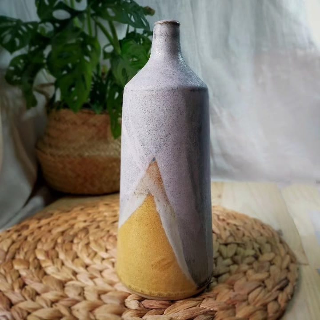 Bouteille - Grès émaillé - Alice ARAZAR