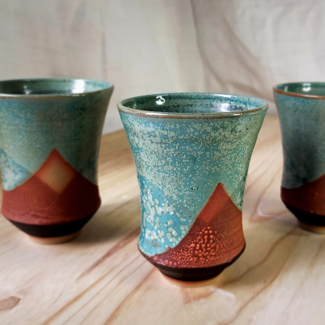 Tasses à thé - Grès émaillé - Alice ARAZAR